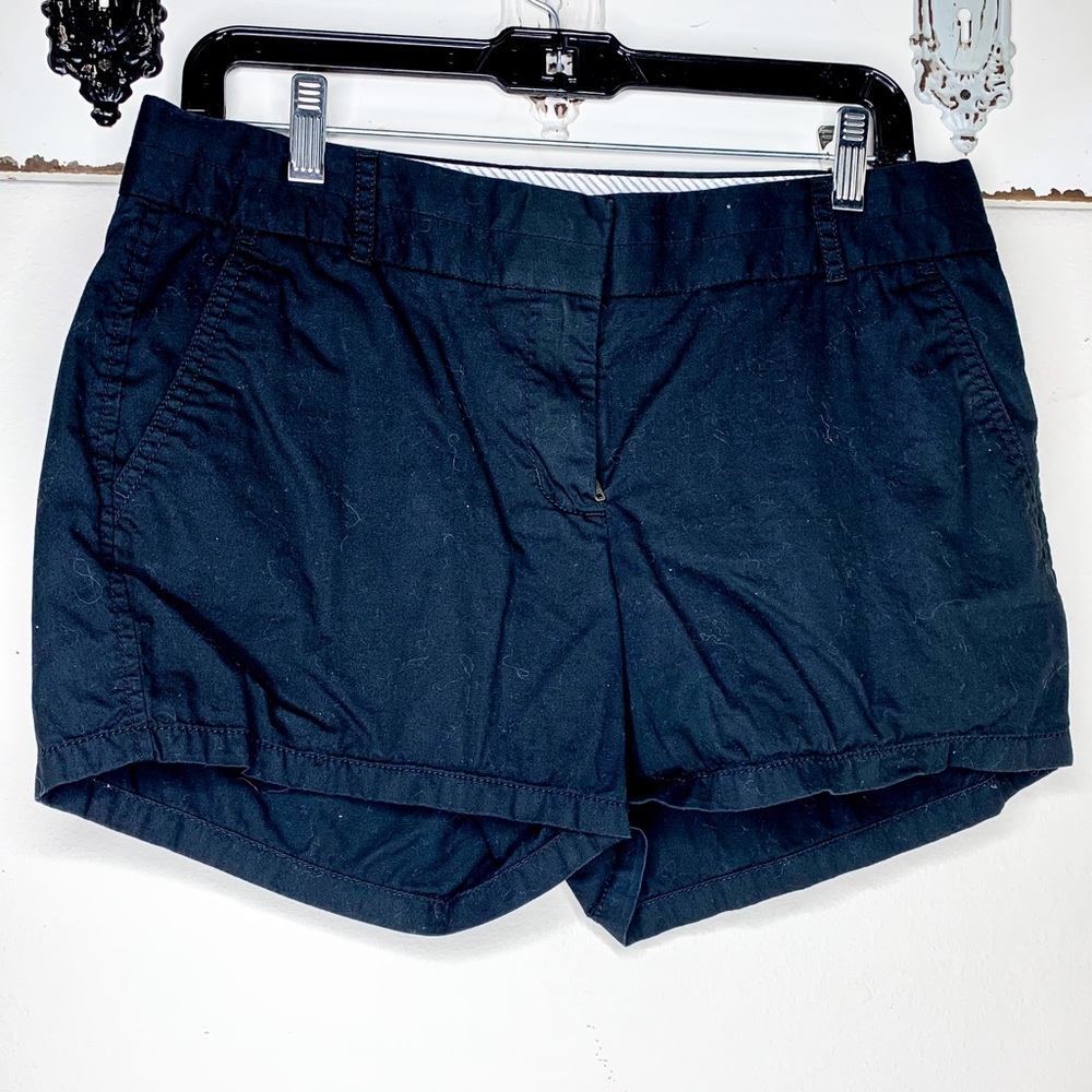 J. Crew Women’s Chino Broken In Shorts- Black 2.5”